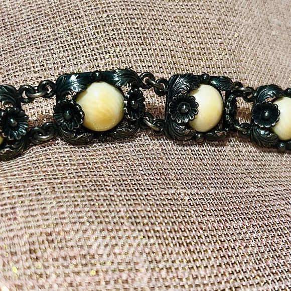 Vtg MCM Nils Erik Sterling silver link bracelet - Picture 8 of 10